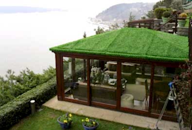 Çim Çit Çatı Kaplama Uygulaması